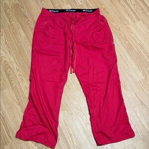 Grey's Anatomy Red Women's Pants